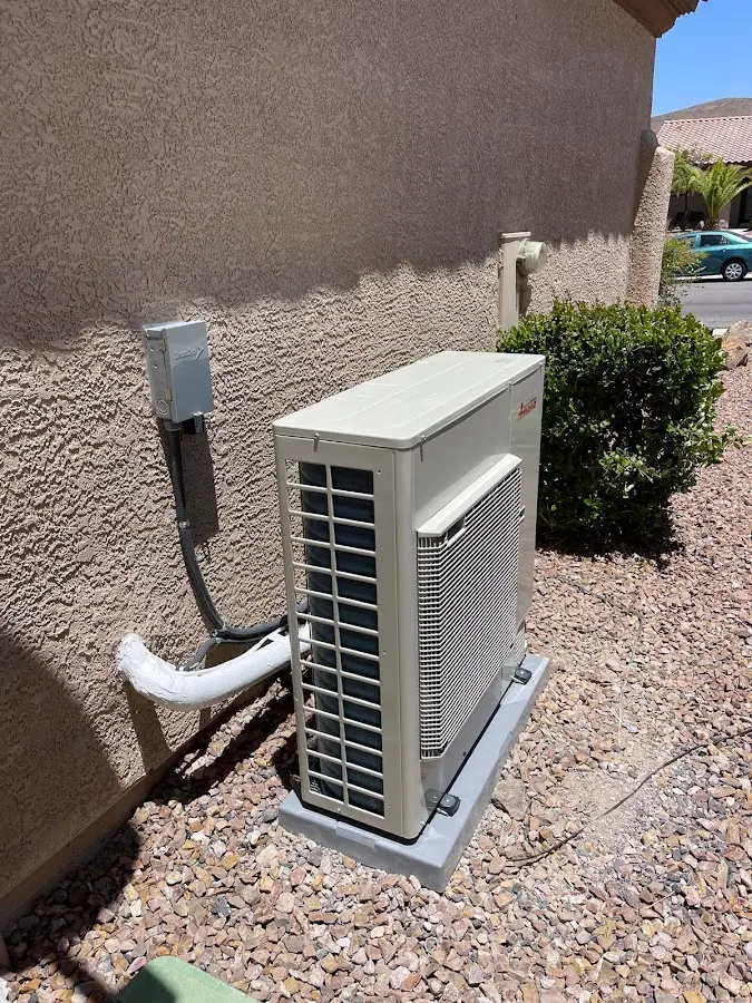 Residential air conditioning condenser unit in Piedmont
